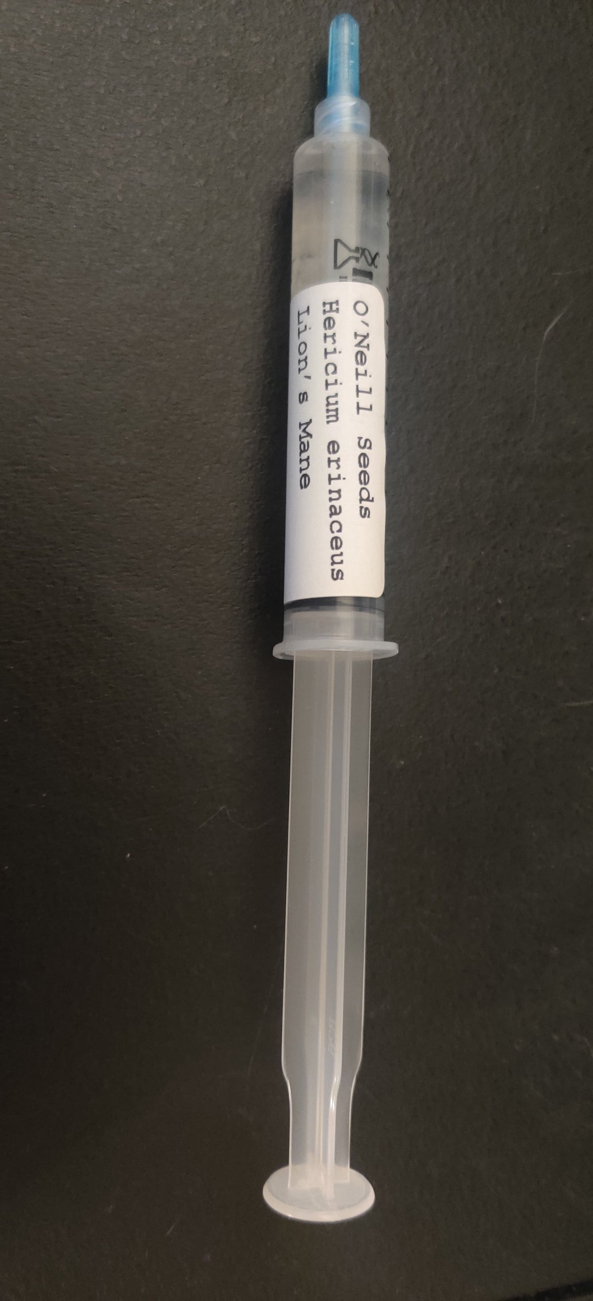 Gourmet Lions Mane Mushroom Liquid Culture Syringe (Hericium erinaceus) 12cc