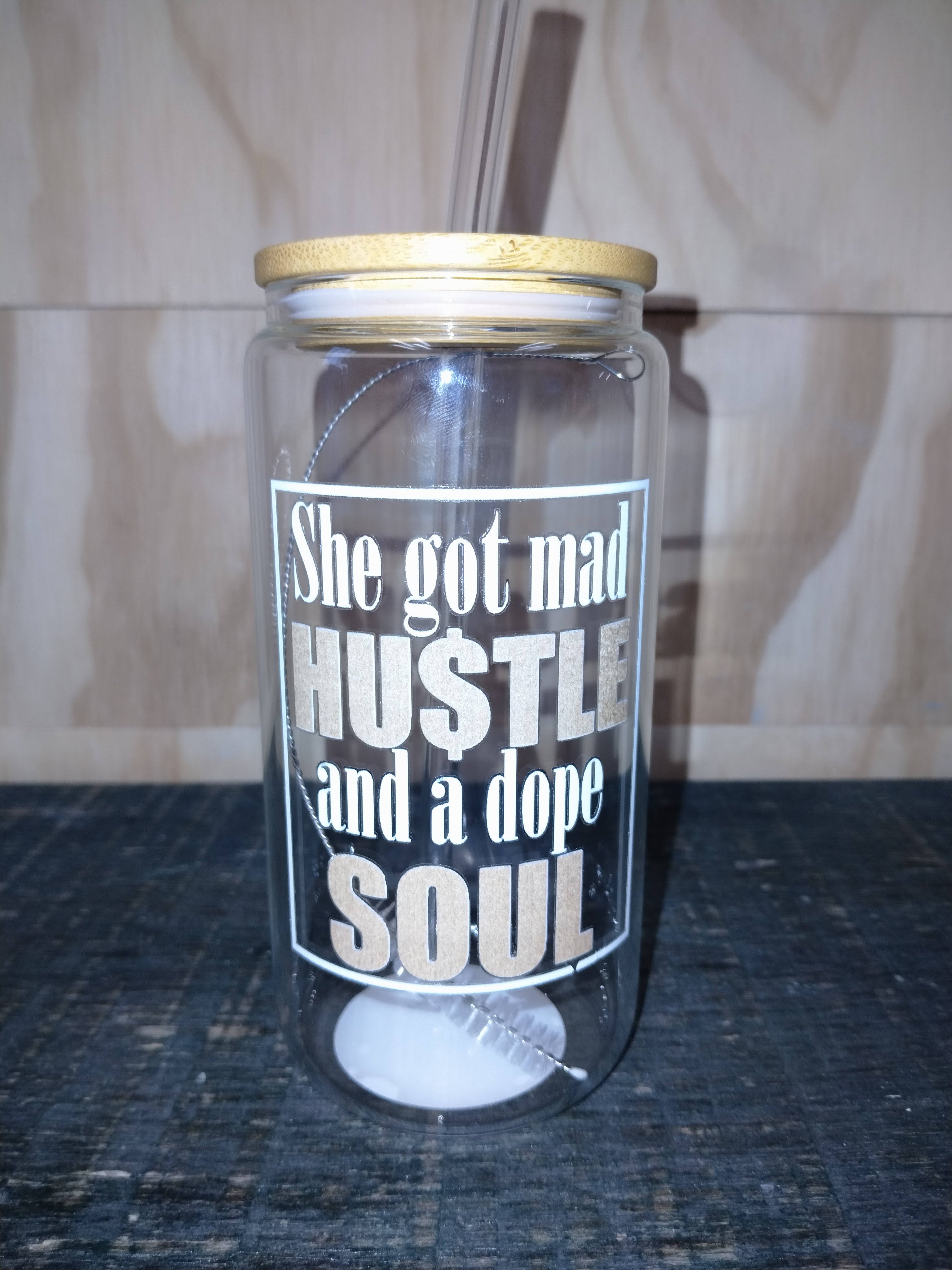 glass tumbler