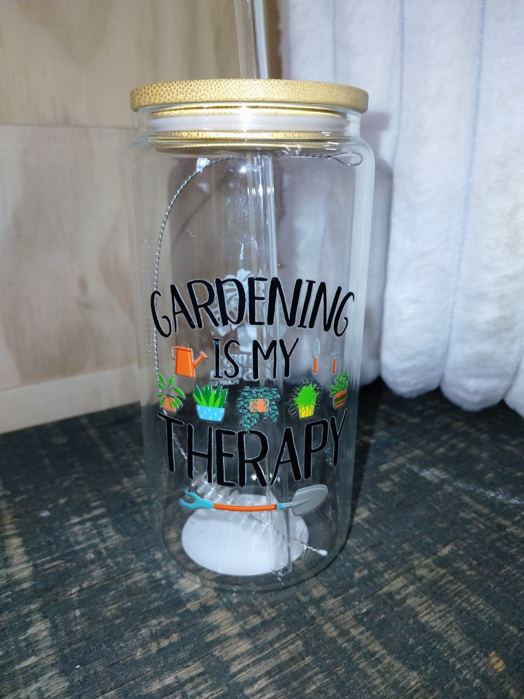 glass tumbler