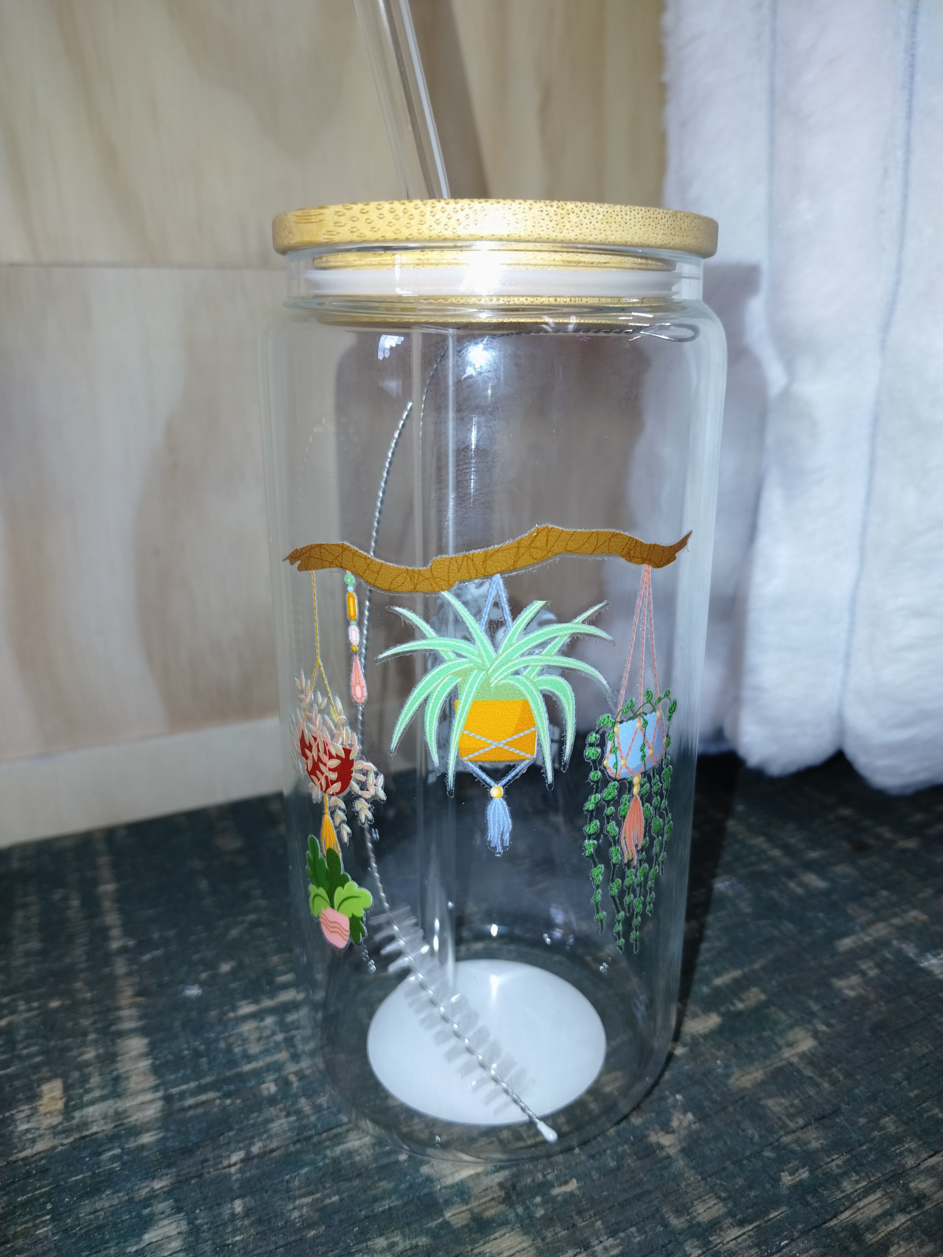 glass tumbler