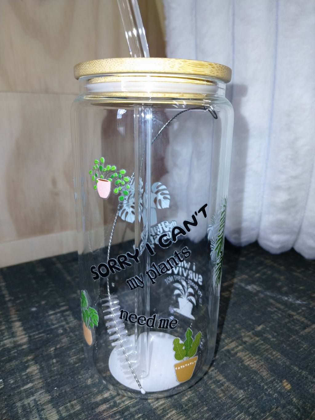 glass tumbler