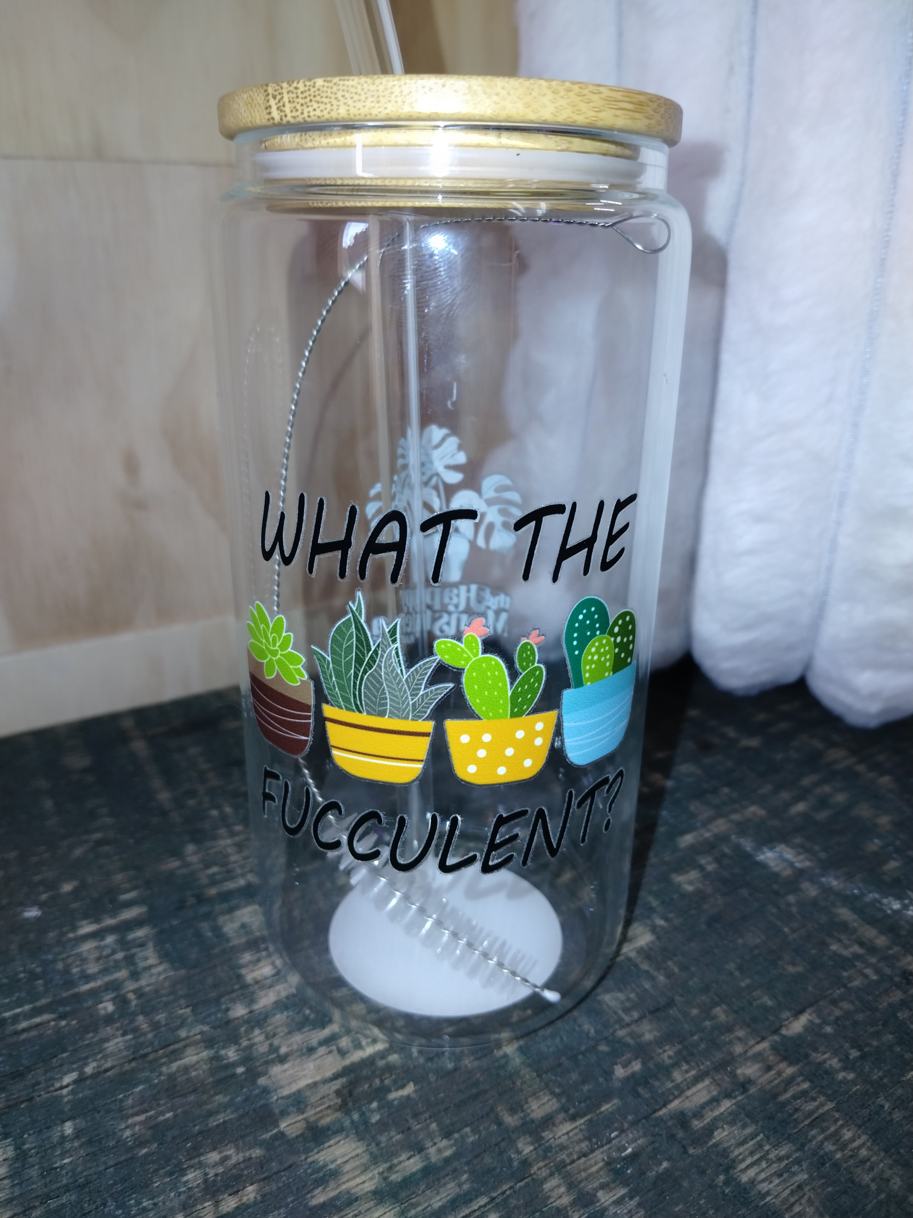 glass tumbler