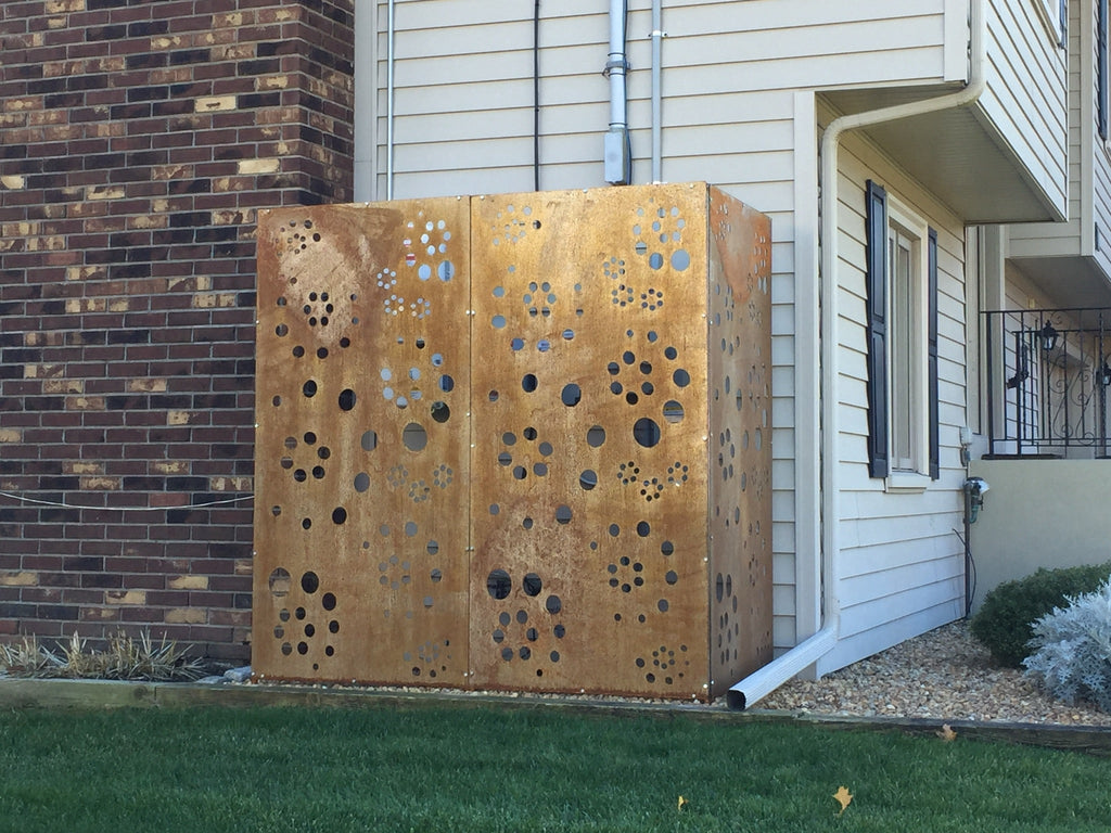 Metal Privacy Screen or Large Metal Wall Art (46" Inch)