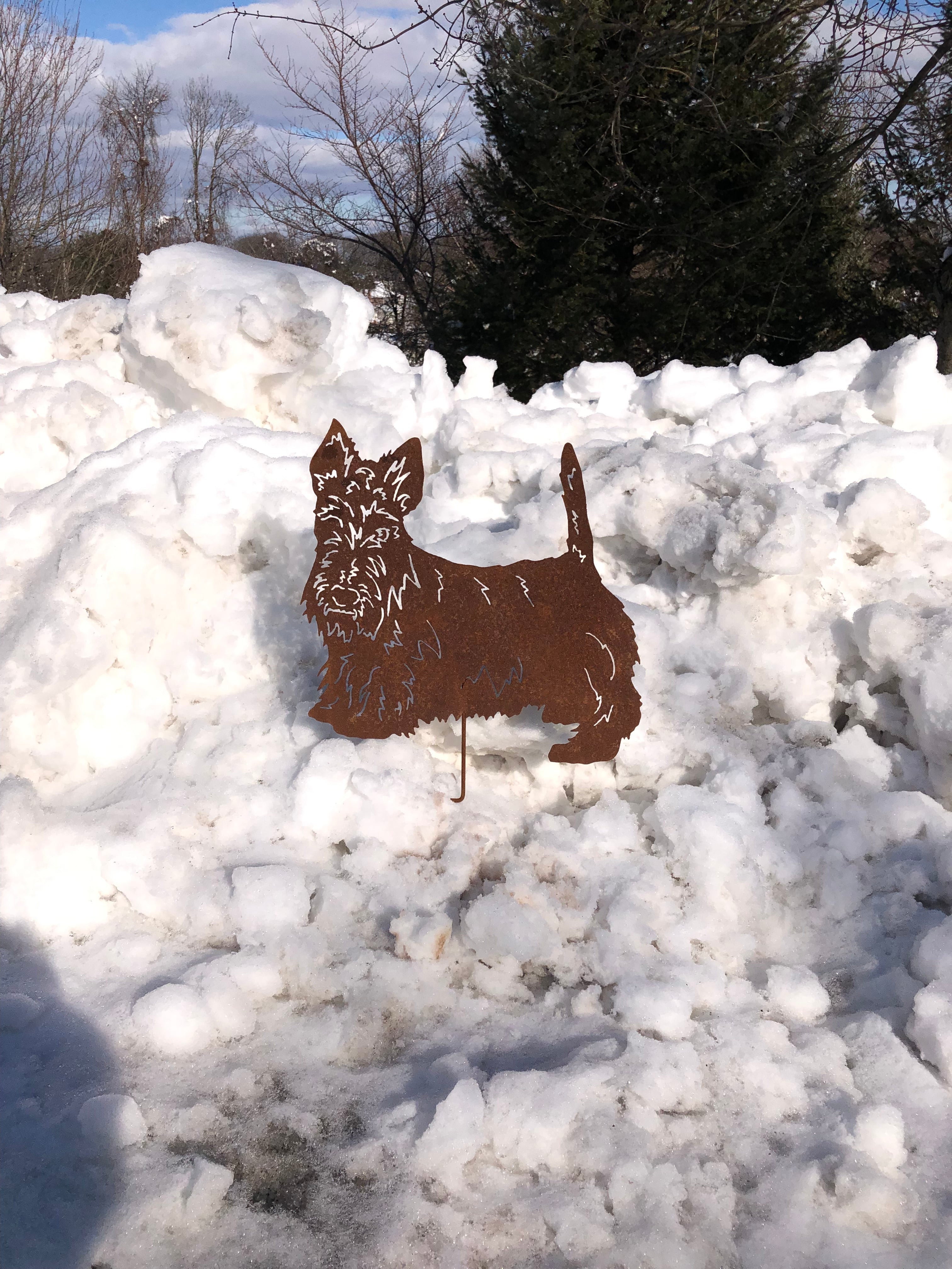 Scottish Terrier Garden Stake or Wall Hanging