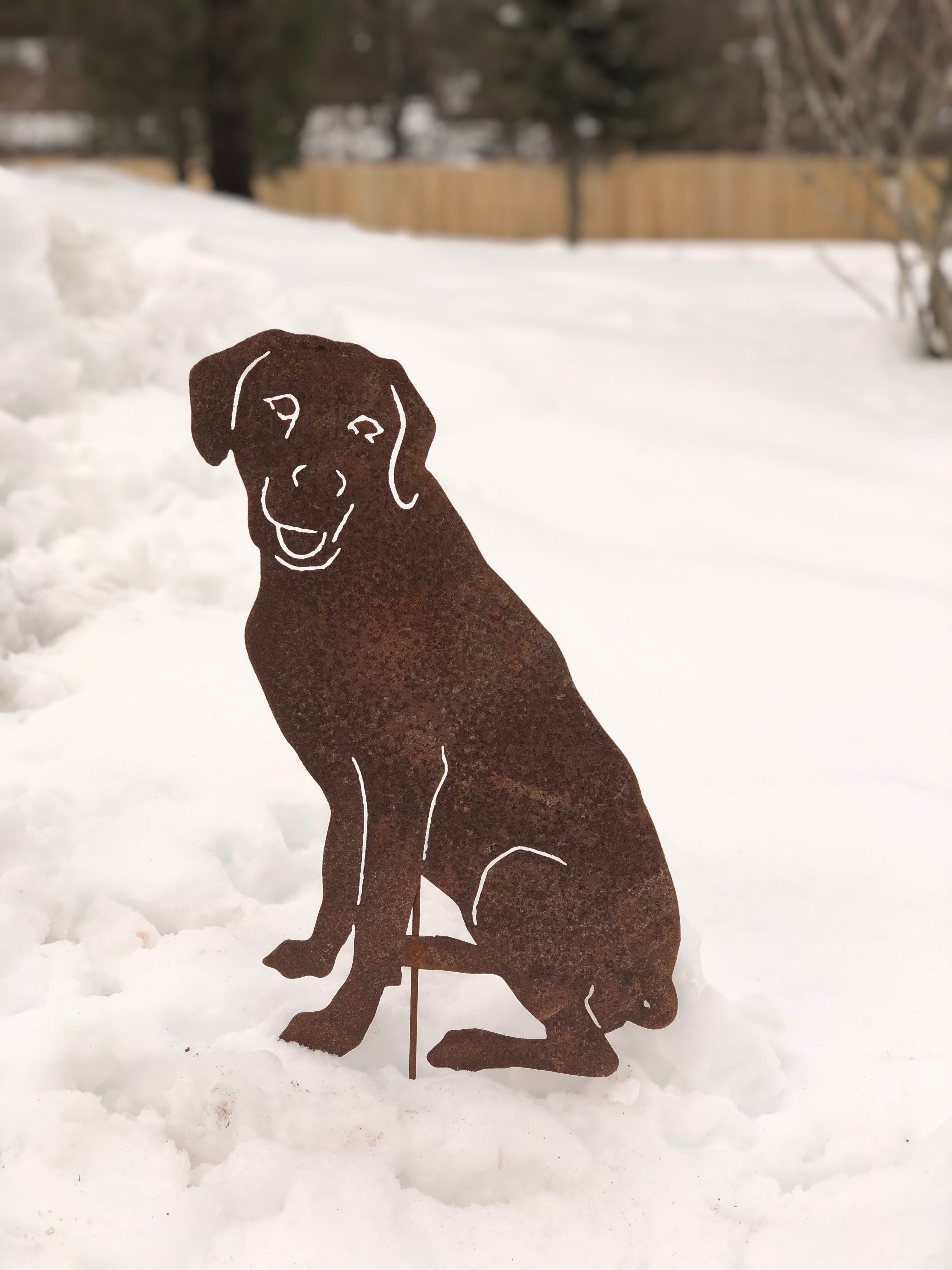 Rhodesian Ridgeback Garden Stake or Wall Hanging