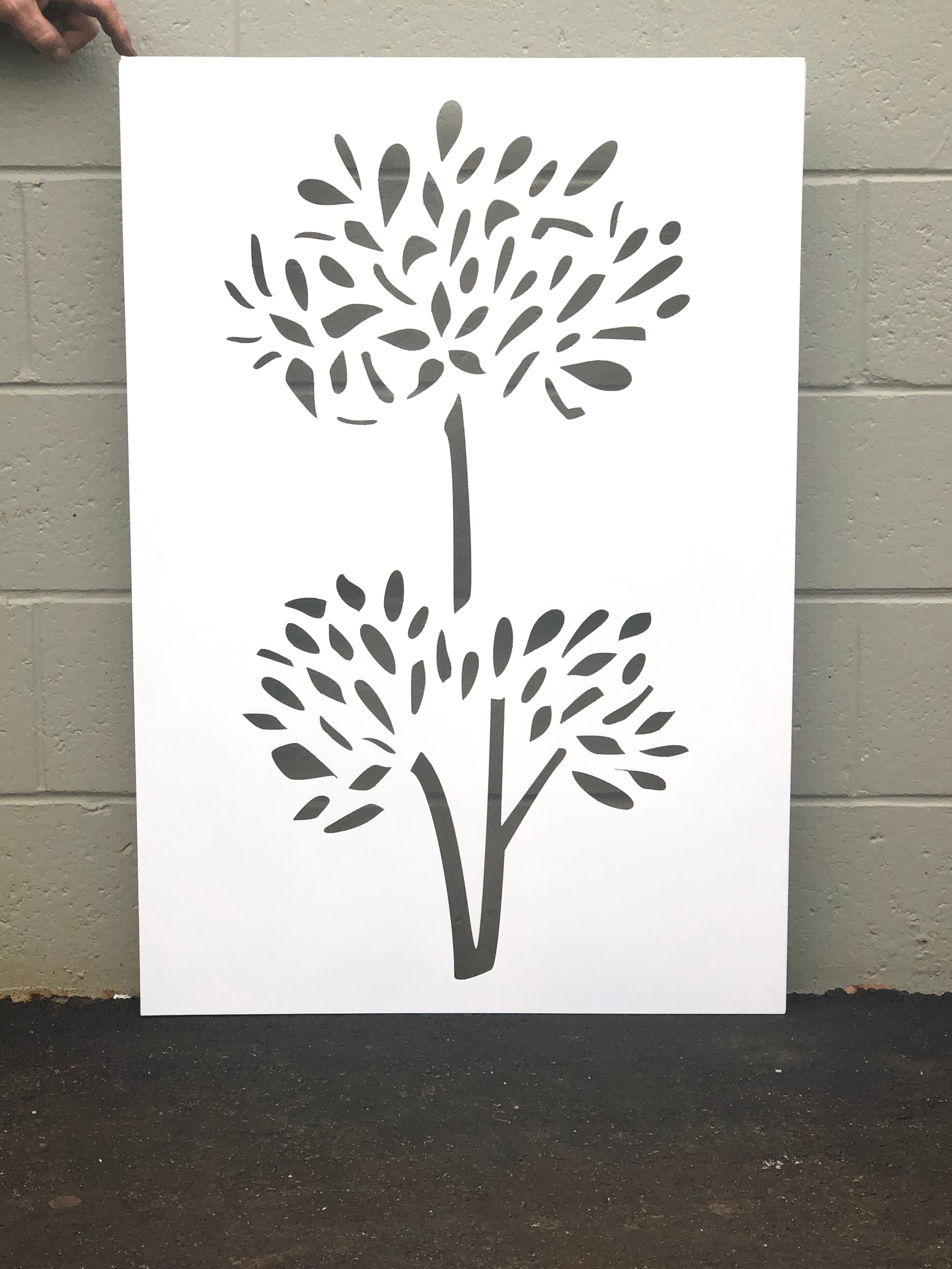 Outdoor Privacy Screen or Extra Large Wall Art (46" Inch)
