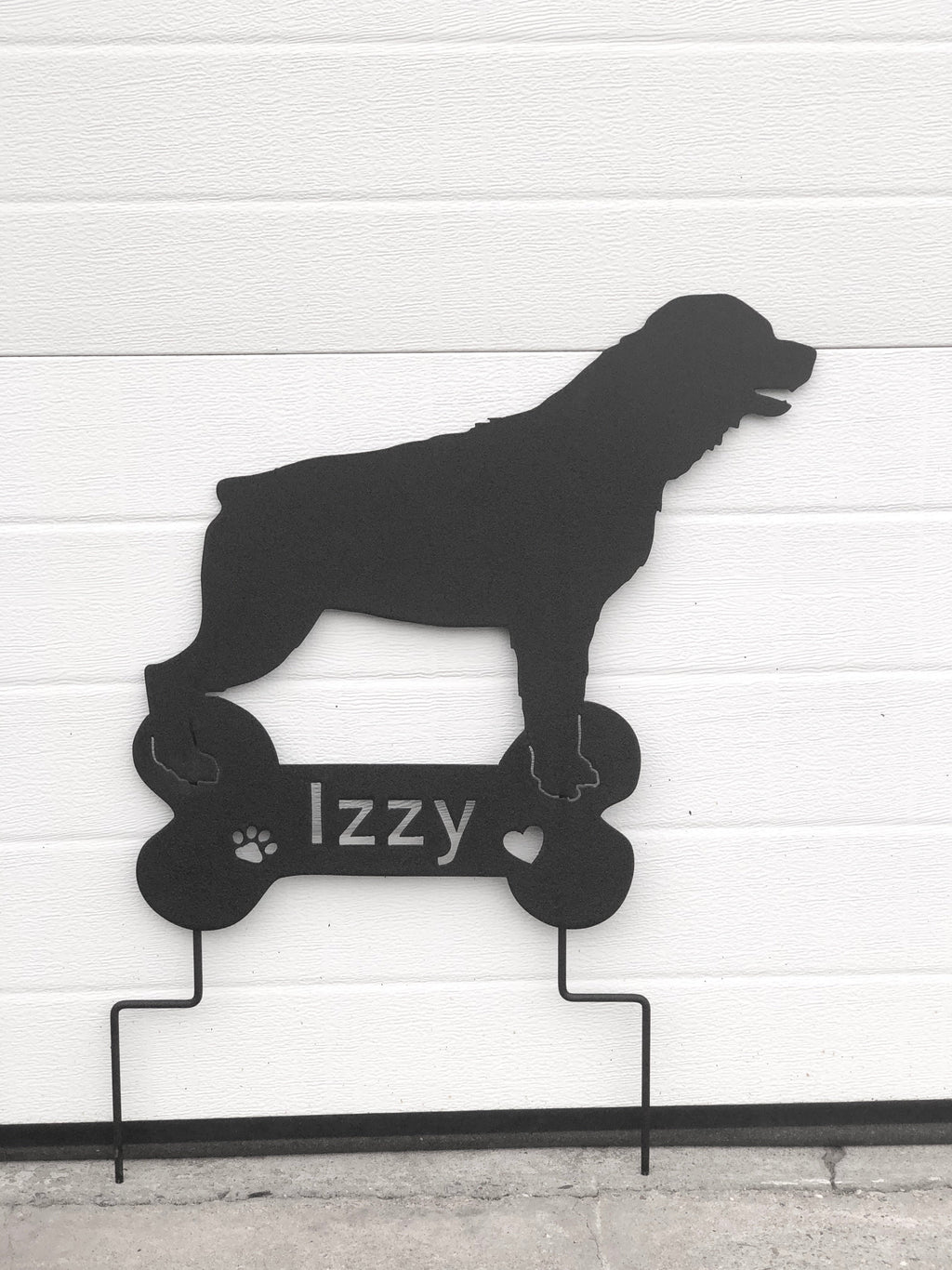 Rottweiler Garden Stake or Wall Hanging