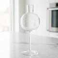 7.5"H Delicate Clear Glass Bud Vase