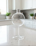 8.8"H Delicate Clear Glass Bud Vase