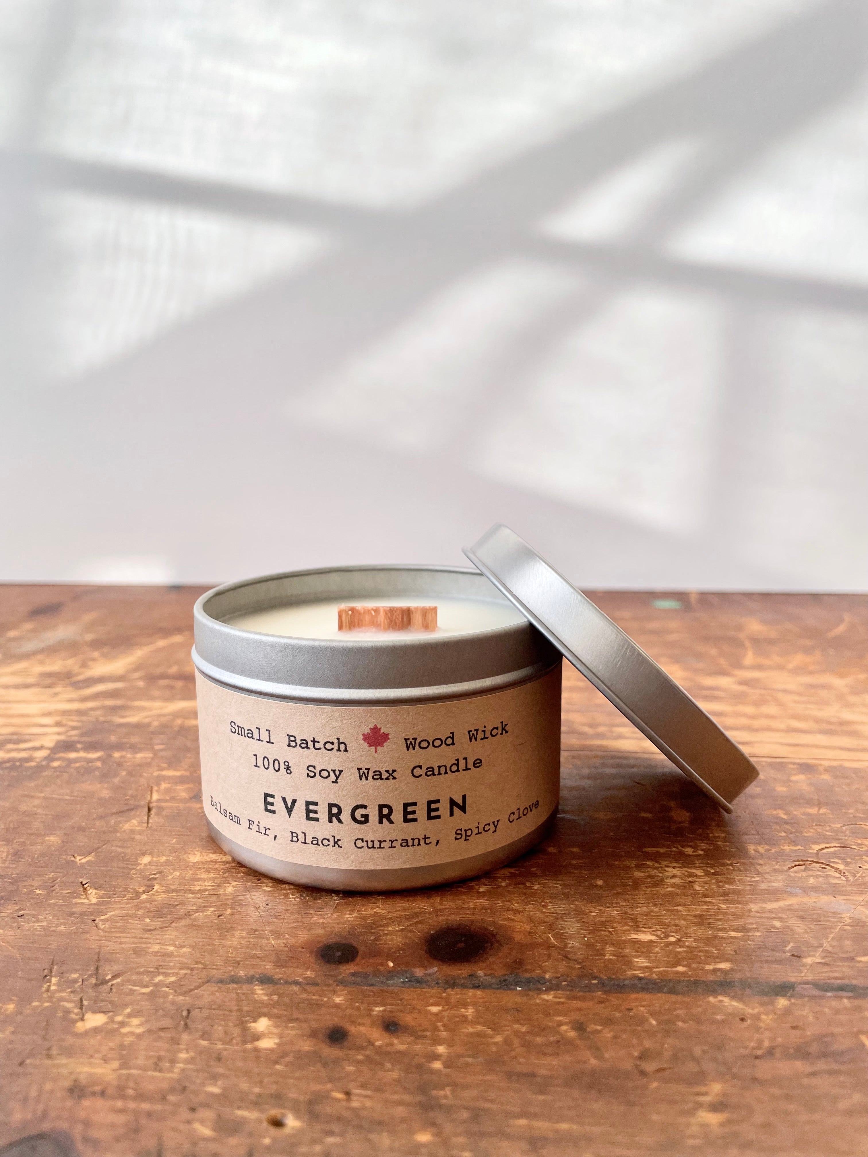 "Festive Garden" Gift Box: Chai, Stickers, Evergreen Candle, Cards, Meditations, Journal, Herbal Tea + White Polka-Dot Growing Kits (Winter Dreaming)
