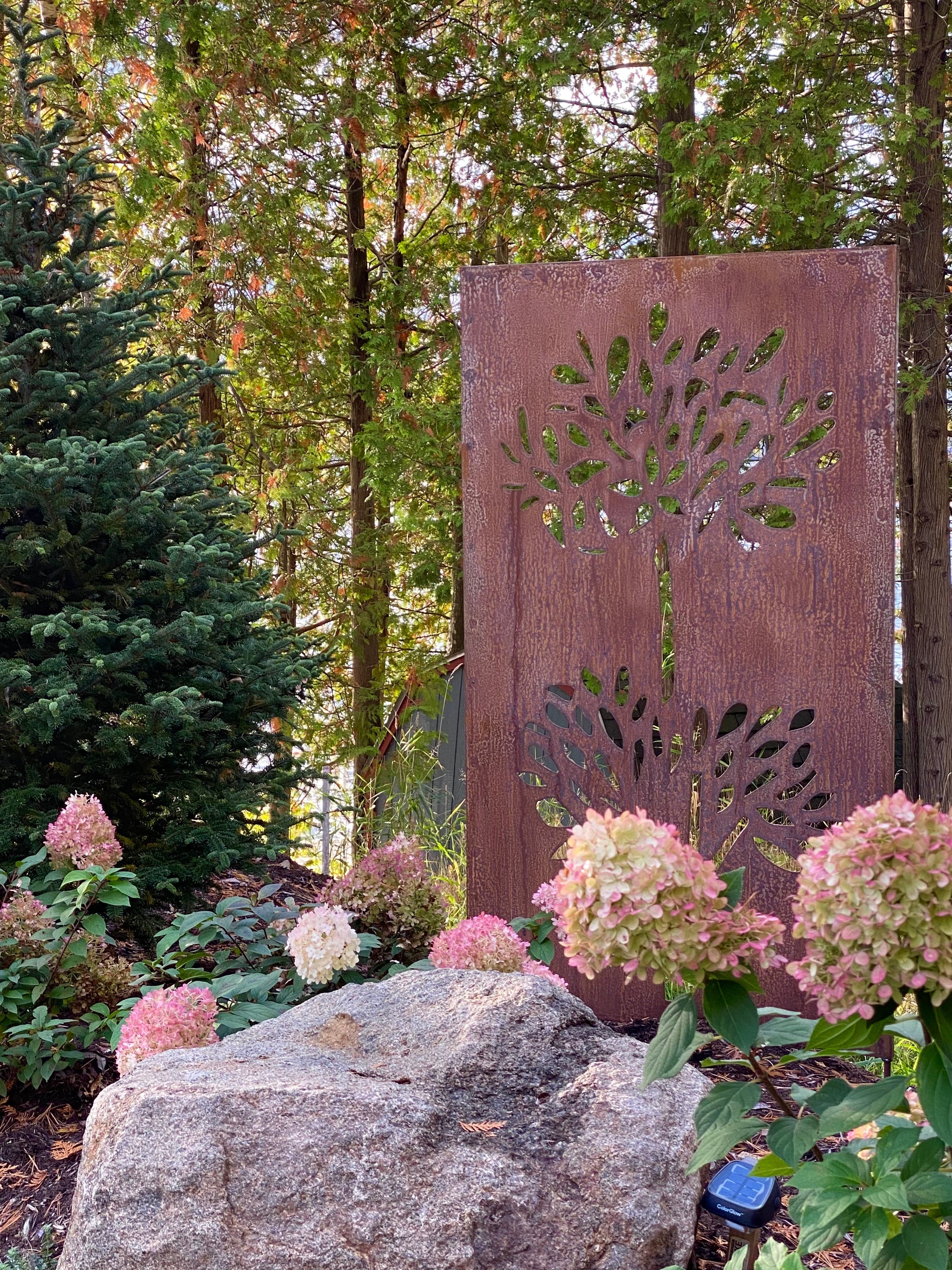 Outdoor Metal Privacy Screen Panels (60” & 72”) | Heavy-Duty Steel for Patio & Fence