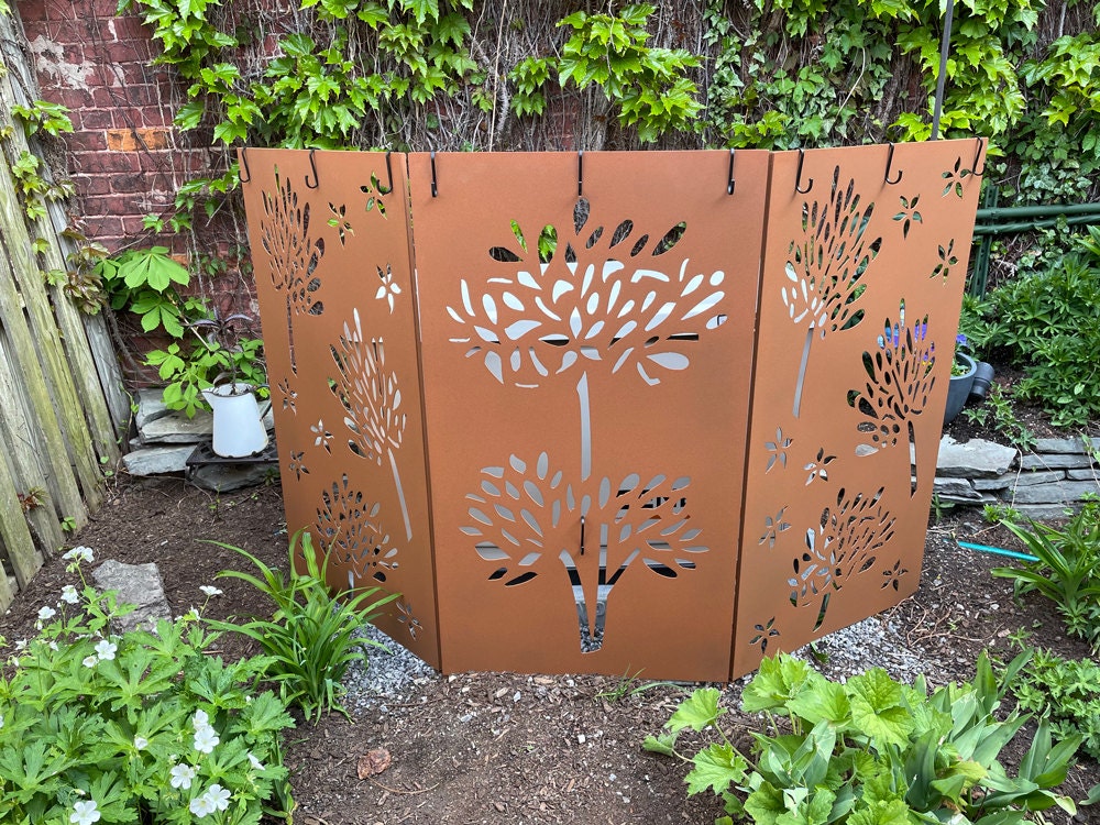Privacy Screens Outdoor or Large Metal Wall Art (46" Inch)