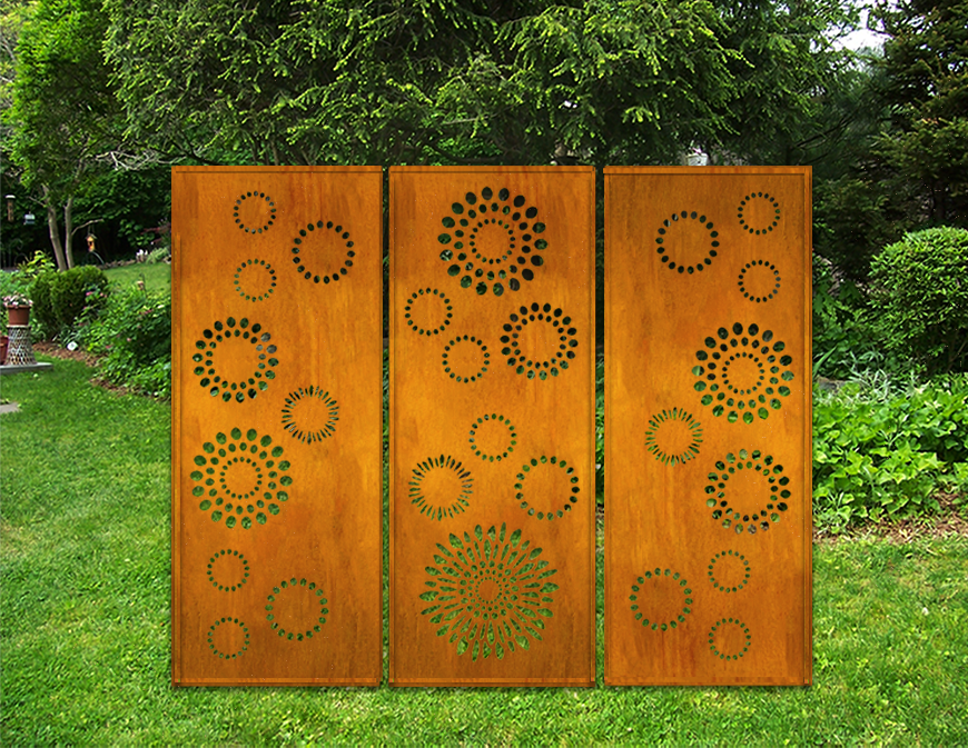 Outdoor Metal Screen Panels (60” & 72”) – Heavy-Duty Steel for Patio, Fence & Backyard