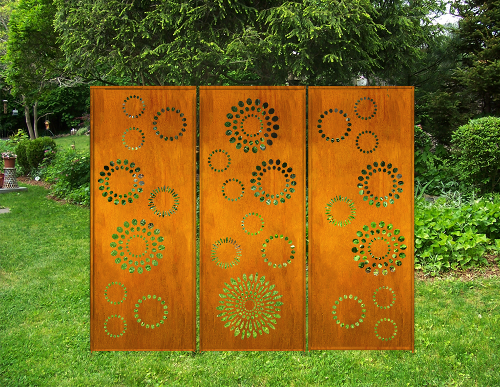 Decorative Panels or Outdoor Metal Wall Art (46" Inch)