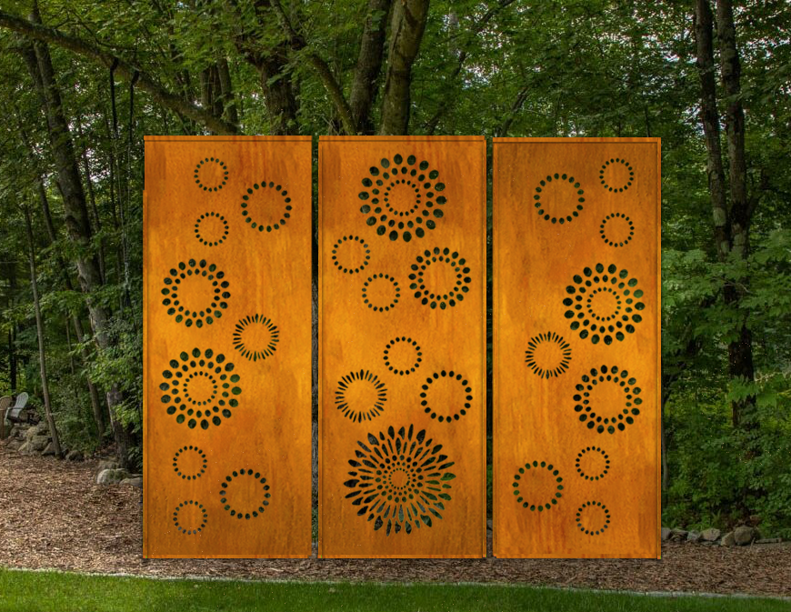 Outdoor Metal Screen Panels (60” & 72”) – Heavy-Duty Steel for Patio, Fence & Backyard
