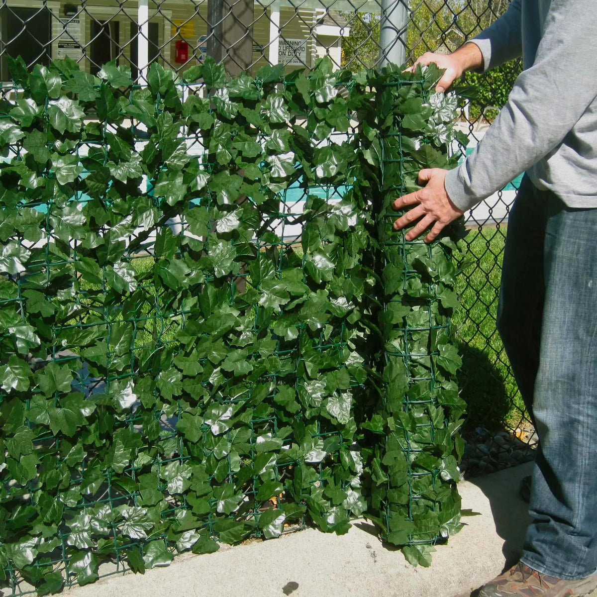 Ivy Artificial Privacy Fence Roll 33 SQ FT