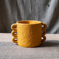 Artisan Loop Handle Cement Planter
