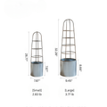 Metal Obelisk Trellis Planter