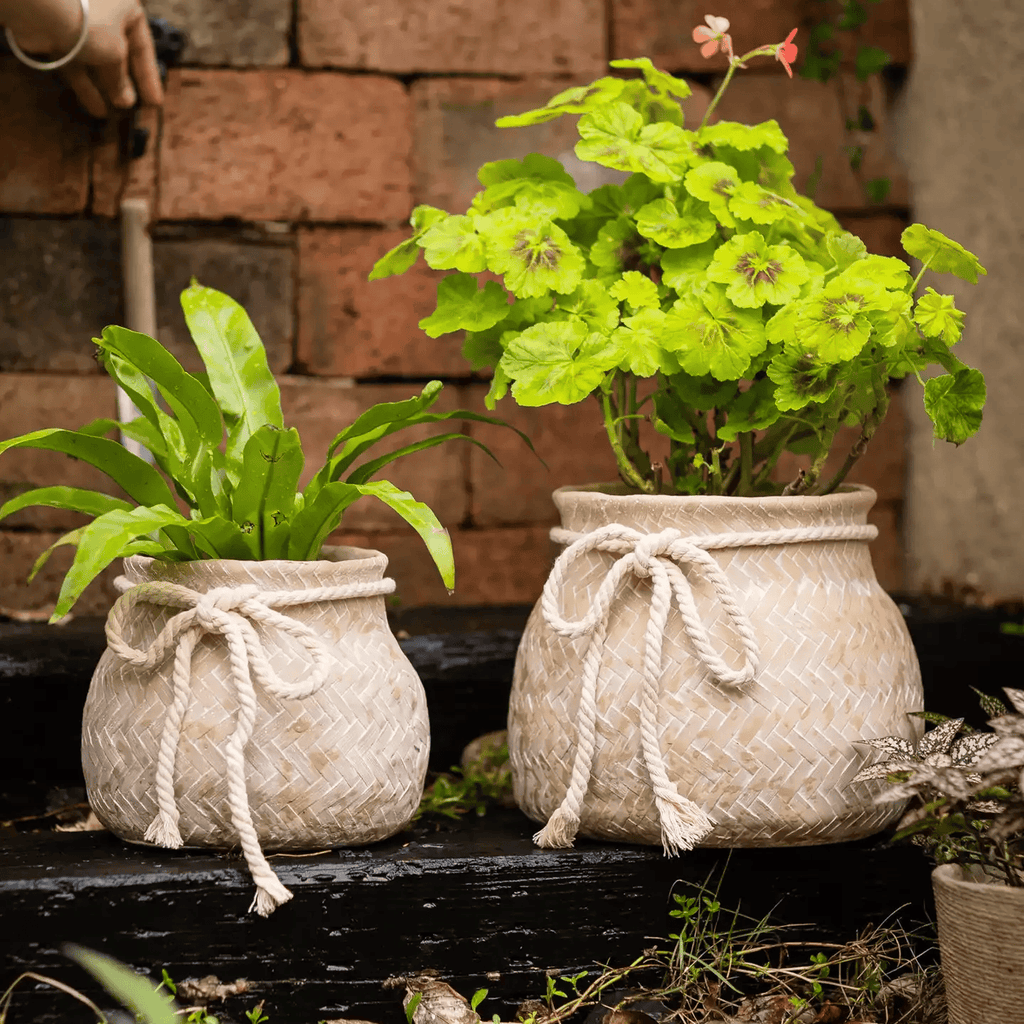 Garden Sack Cement Planter
