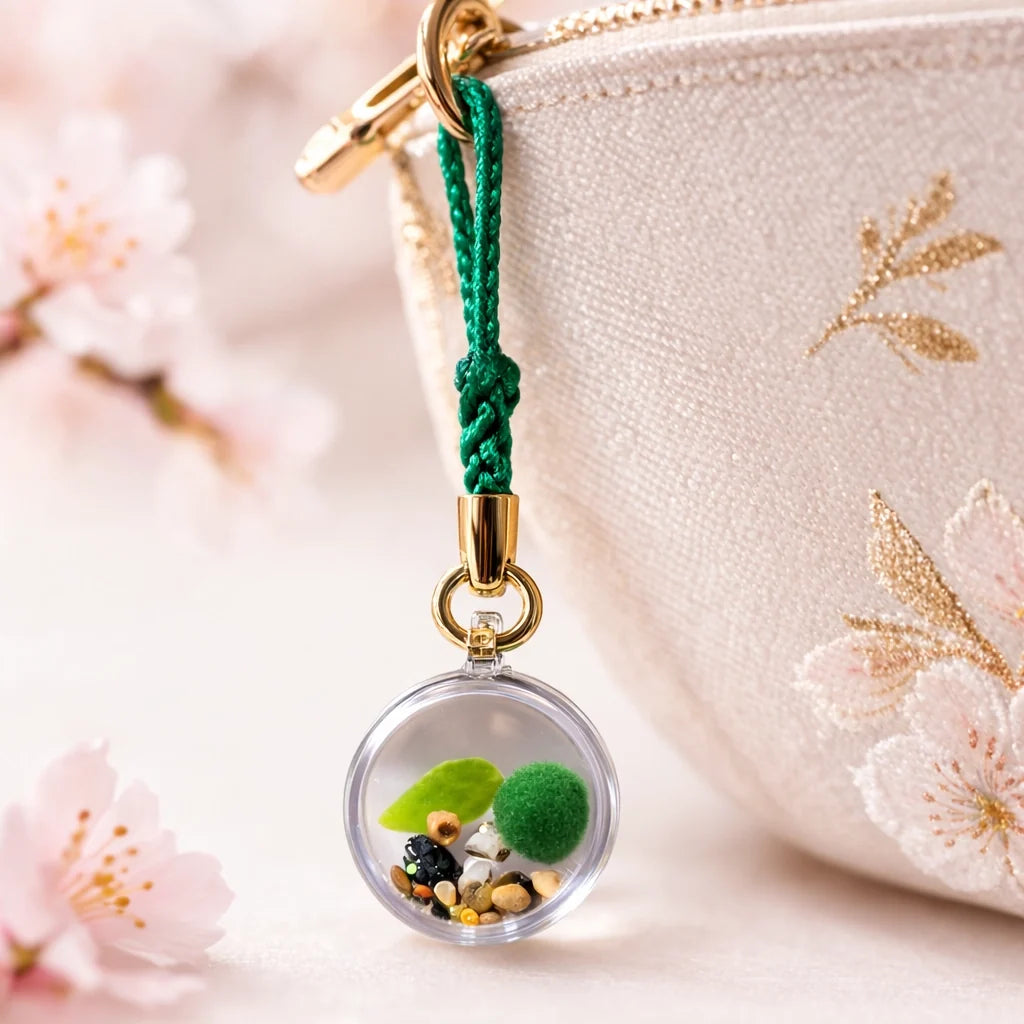 The Japanese Marimo Orb Capsule Charm
