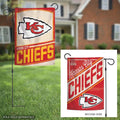 Kansas City Chiefs Garden Flag 2 Sided Retro Classic Logo