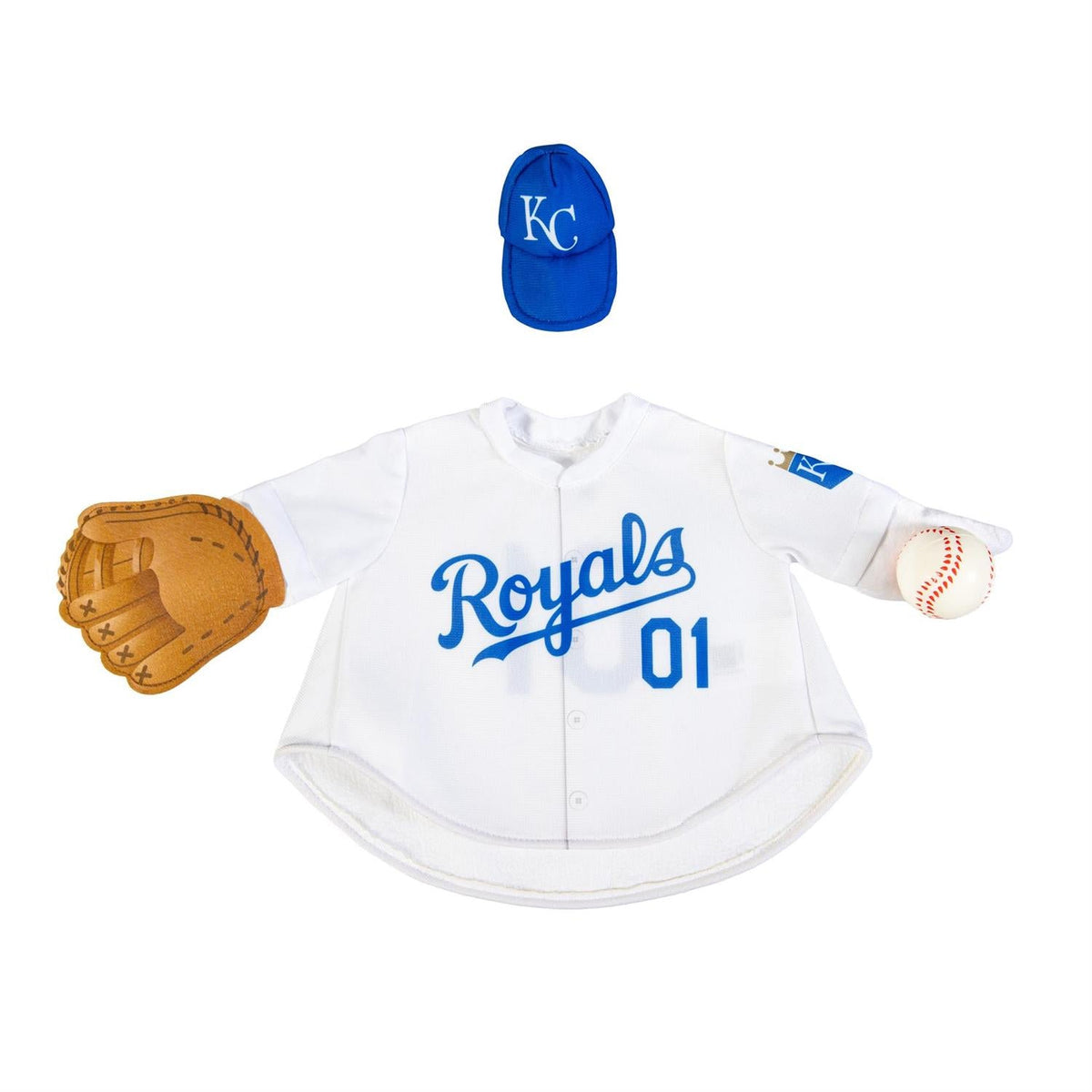 Kansas City Royals Porch Goose Outfit for 21-Inch Goose