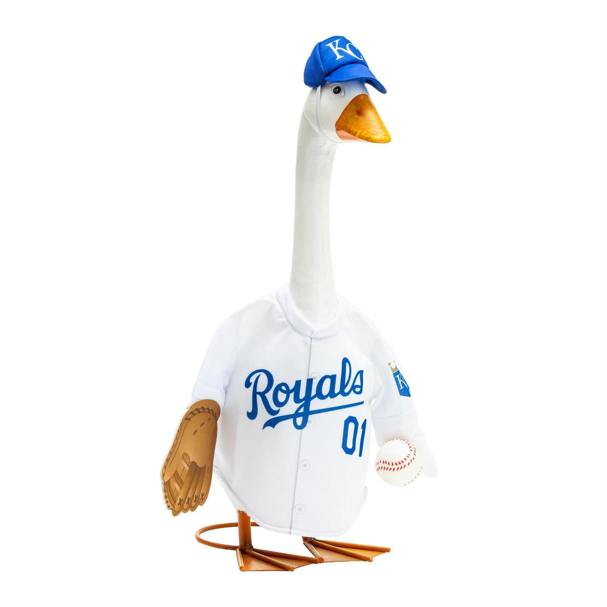 Kansas City Royals Porch Goose Outfit for 21-Inch Goose