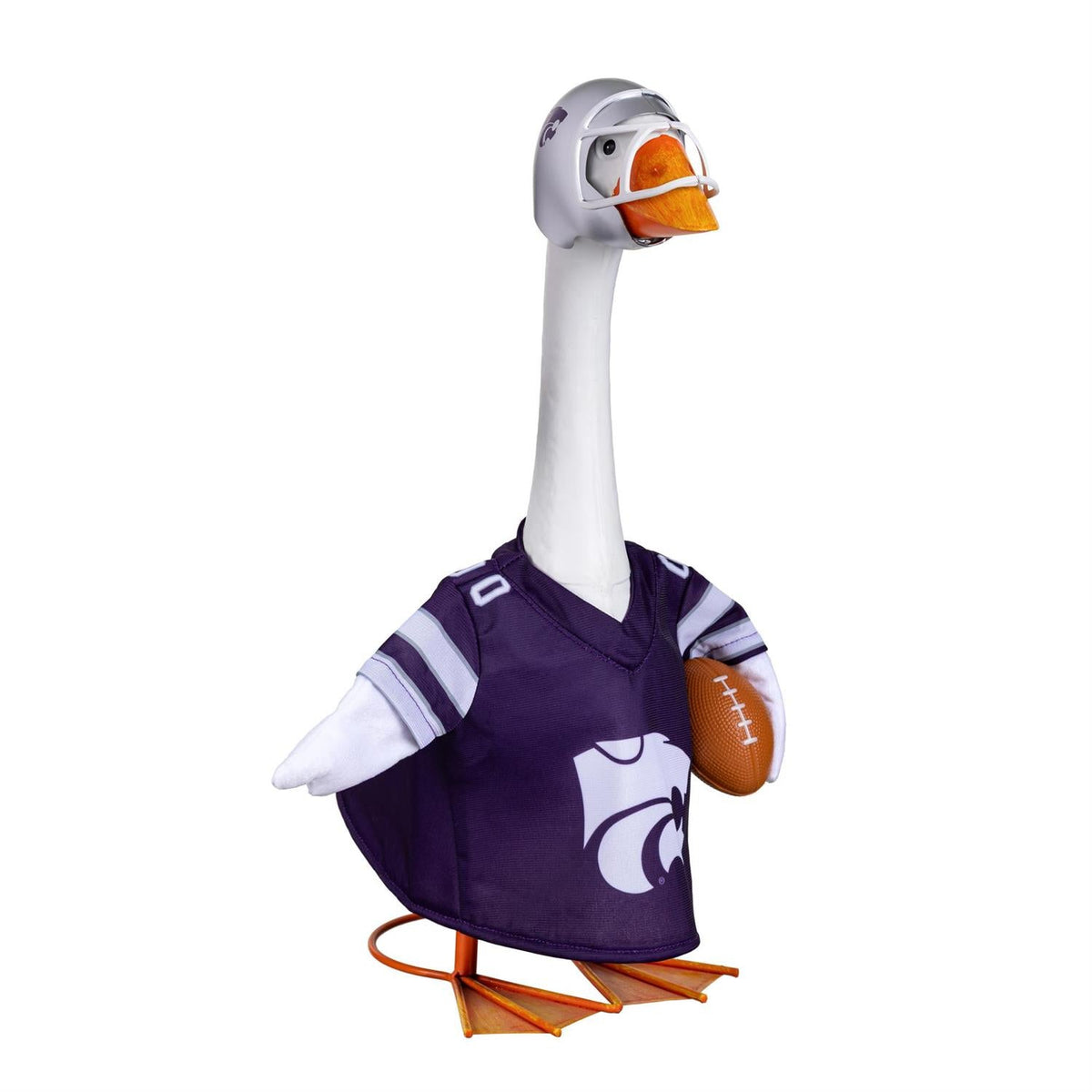 Kansas State Wildcats Football Outfit with Helmet for 21-Inch Porch Goose