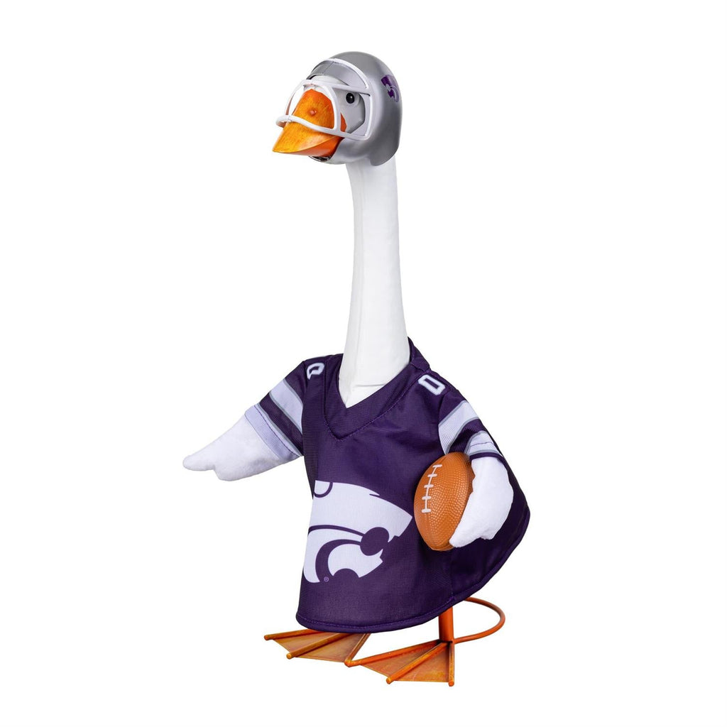 Kansas State Wildcats Football Outfit with Helmet for 21-Inch Porch Goose