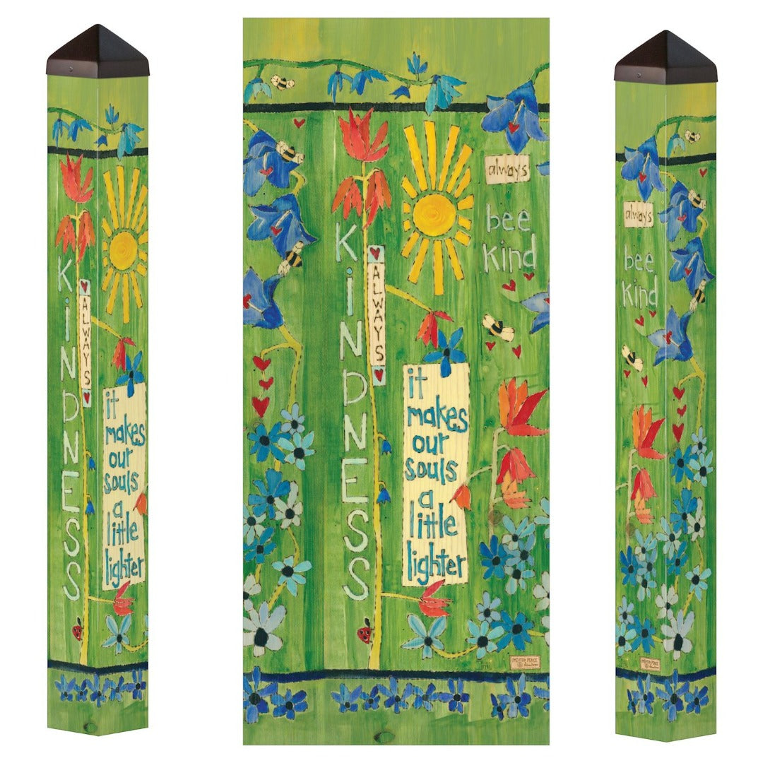 Kindness Always Art Pole 40 Inches Tall