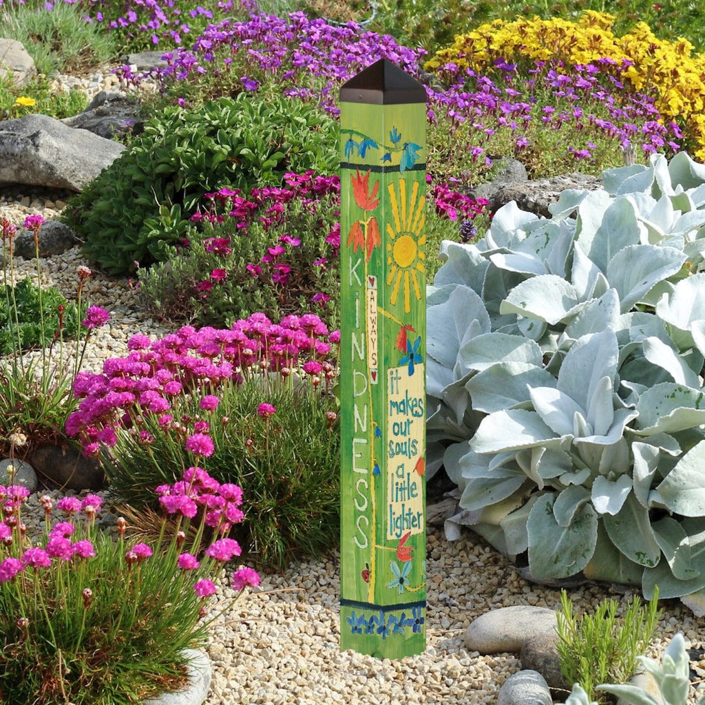 Kindness Always Art Pole 40 Inches Tall