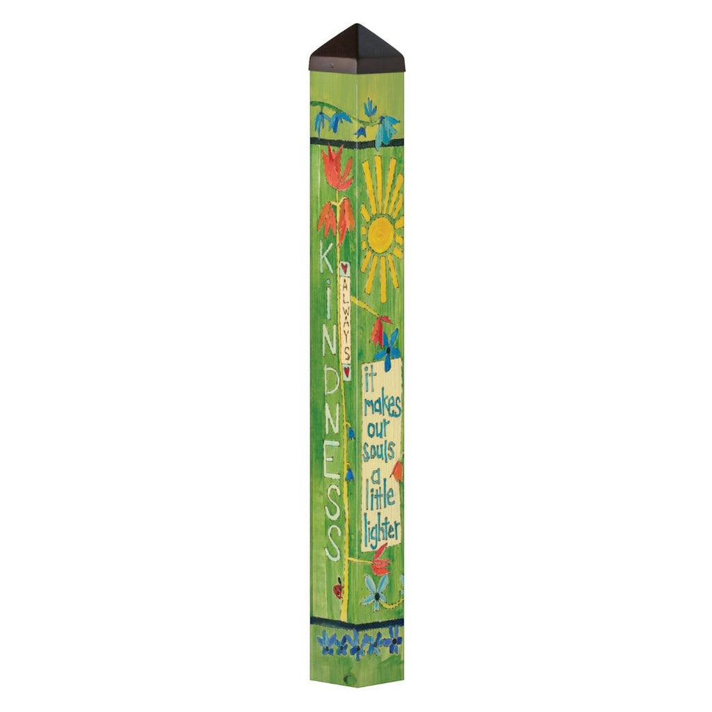 Kindness Always Art Pole 40 Inches Tall