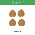 Kostr™ - Monstera Leaf-shaped  cork plant pot coaster