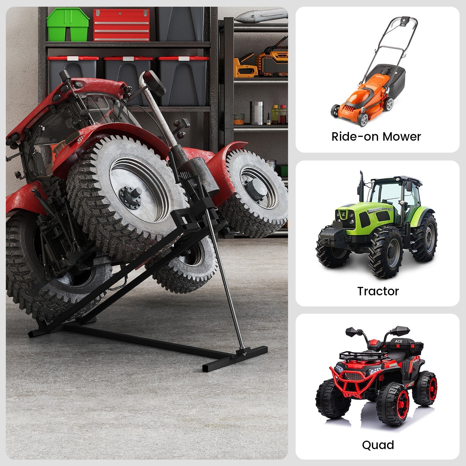 Lawn Mower Lift Jack Riding Mower Lift