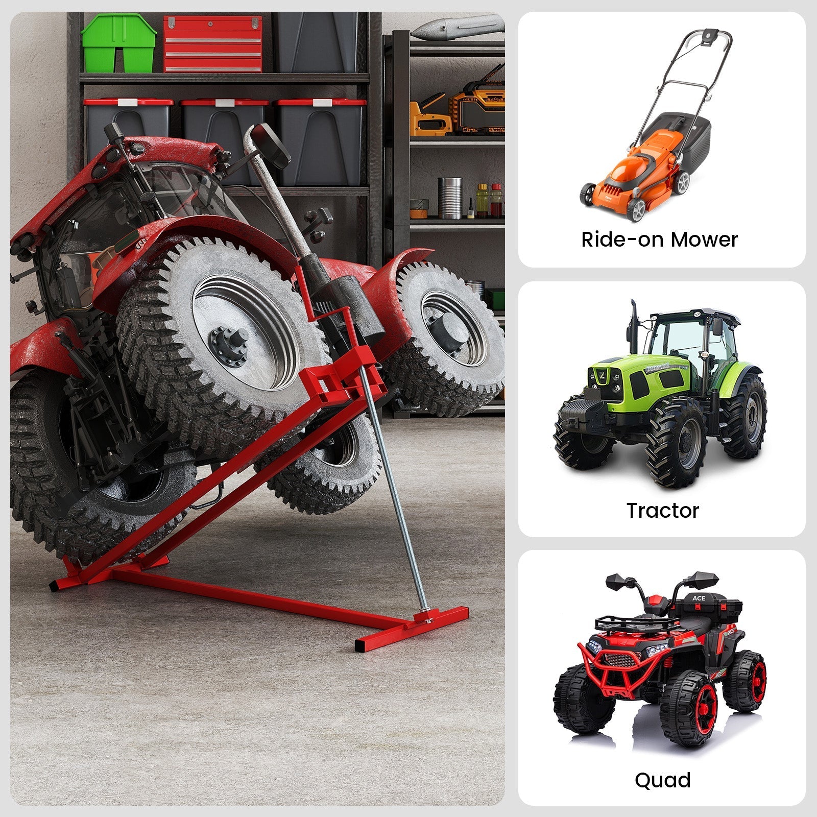 Lawn Mower Lift Jack Riding Mower Lift