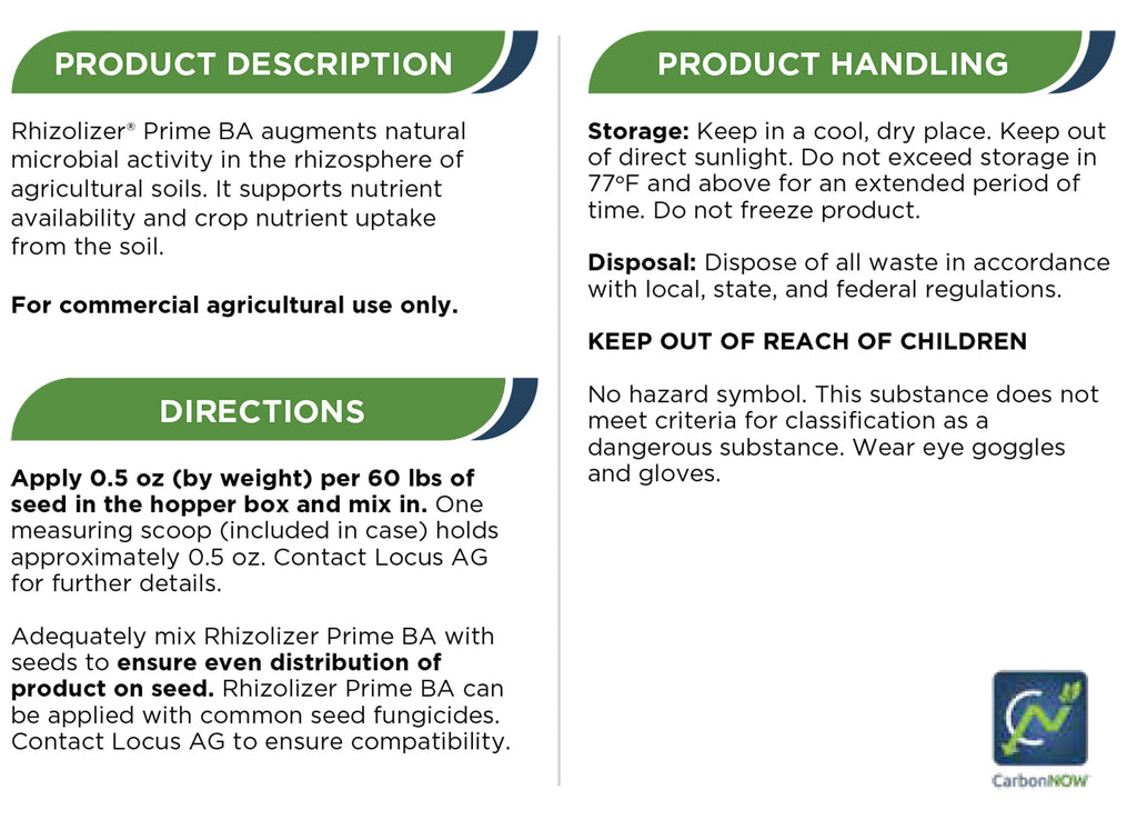 Rhizolizer Prime BA for Peas/Lentils/Chickpeas