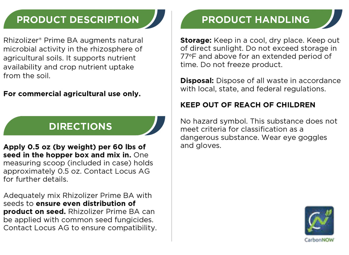 Rhizolizer Prime BA for Peas/Lentils/Chickpeas