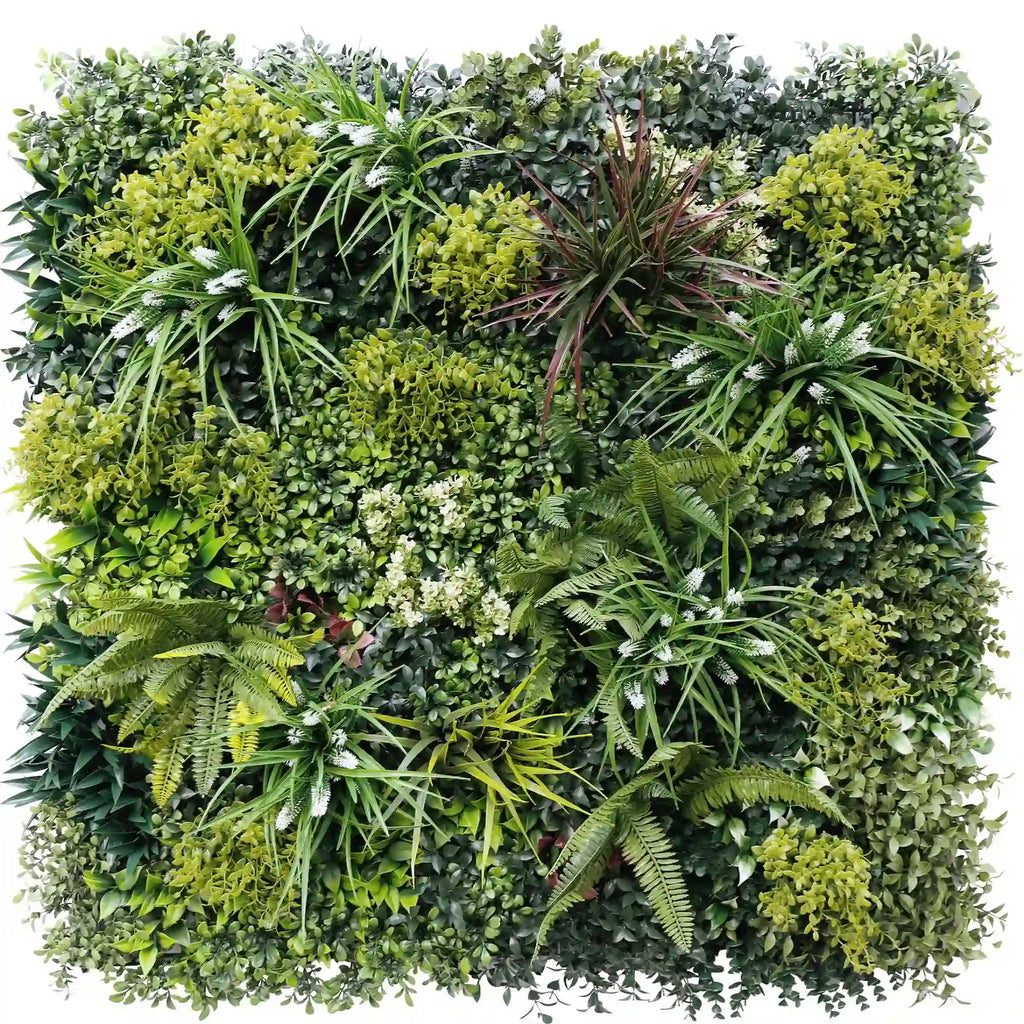 Sample Panel – Lush Spring Vertical Garden (Small Sample)