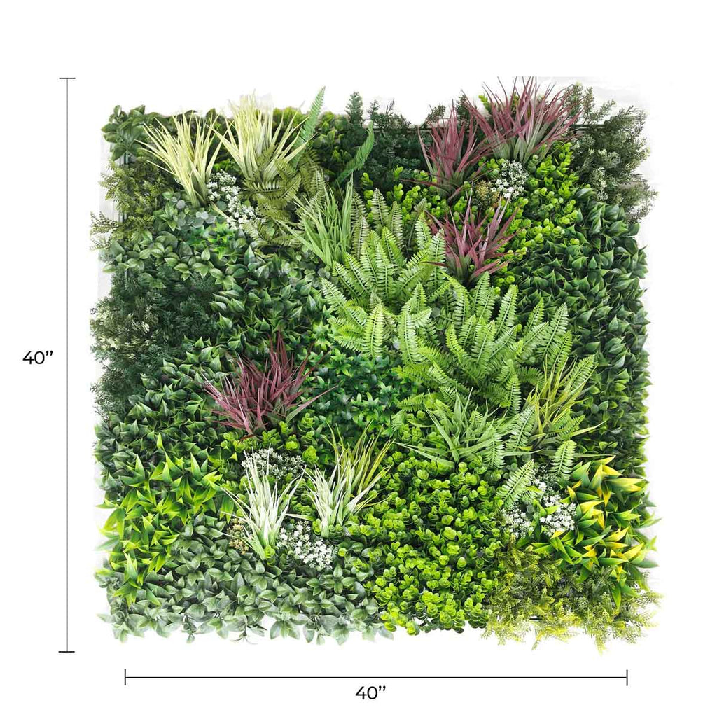 Sample Panel – Urban Greenery Vertical Garden (Small Sample)