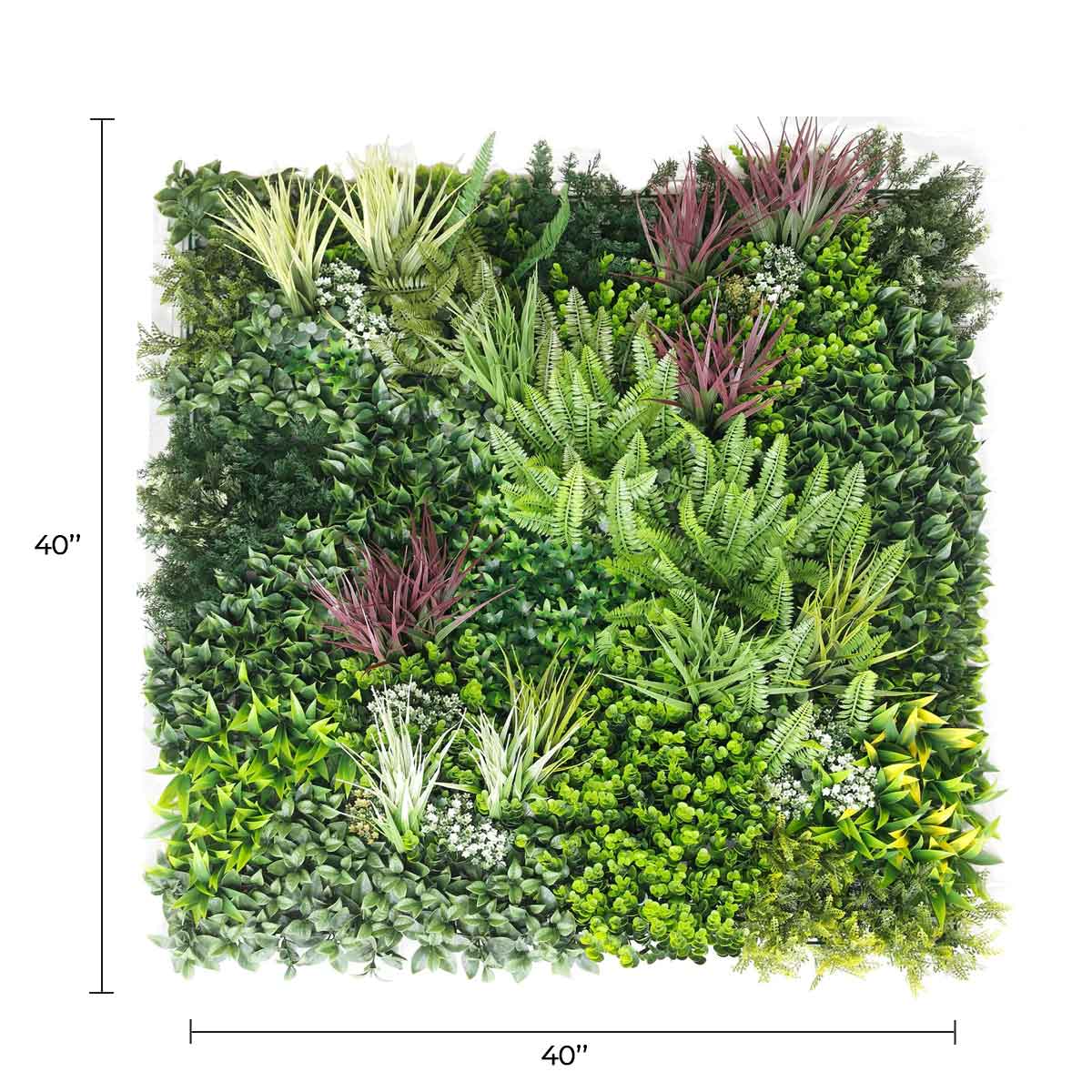 Sample Panel – Urban Greenery Vertical Garden (Small Sample)