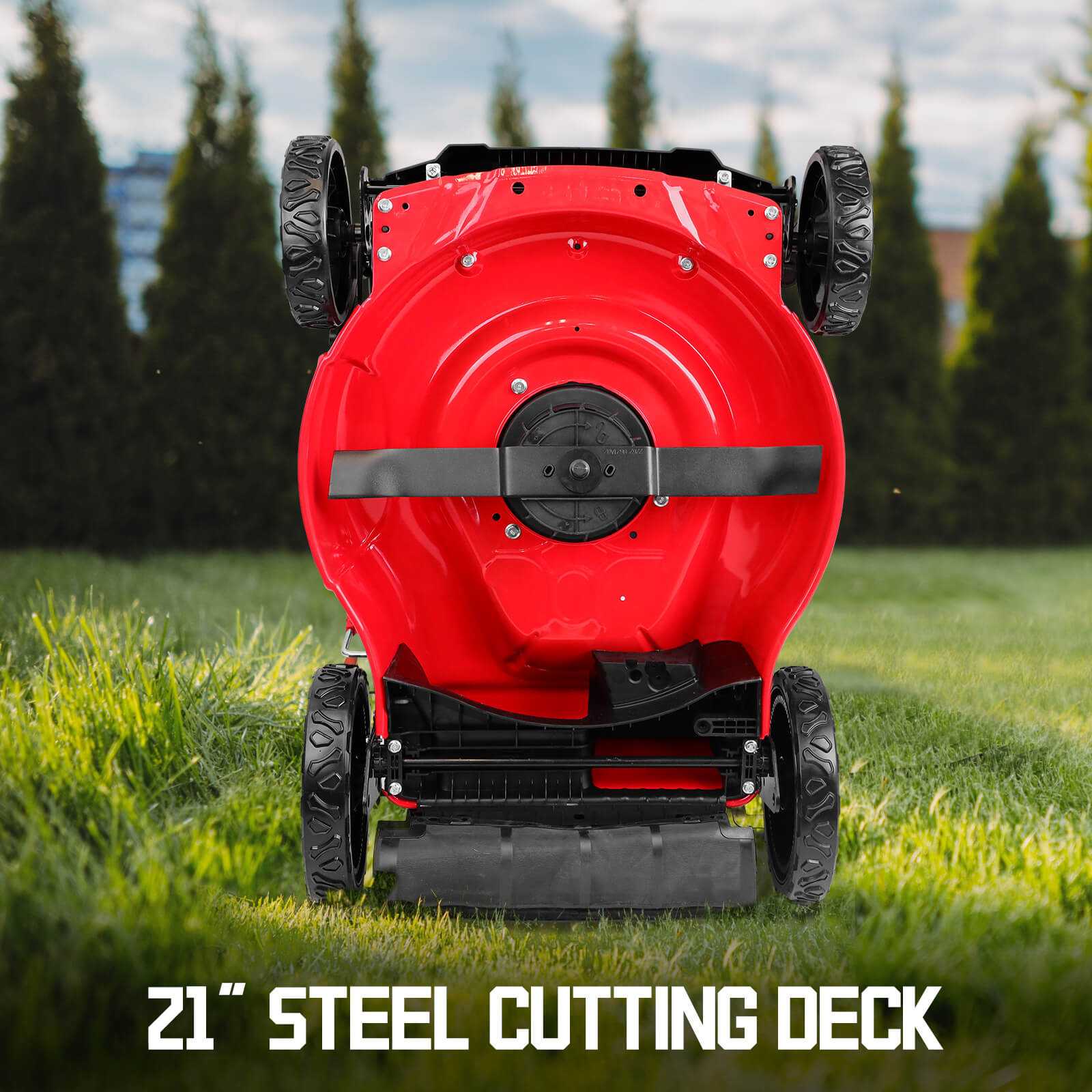 40V 21" Cordless Push Lawn Mower w/ Two 40V Batteries MB2400B