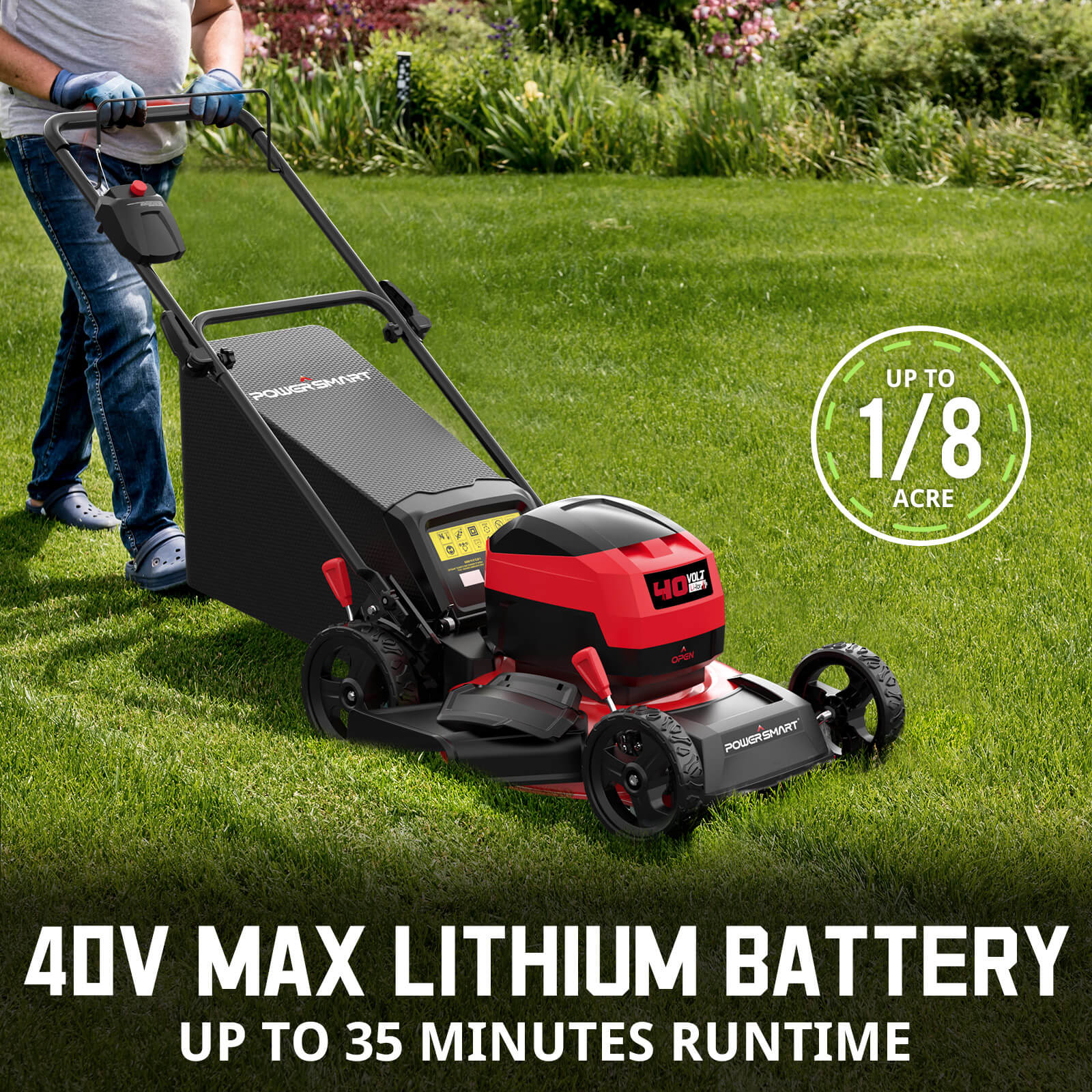 40V 17'' Cordless Lawn Mower & 40V Leaf Blower Combo Kit MB2480C