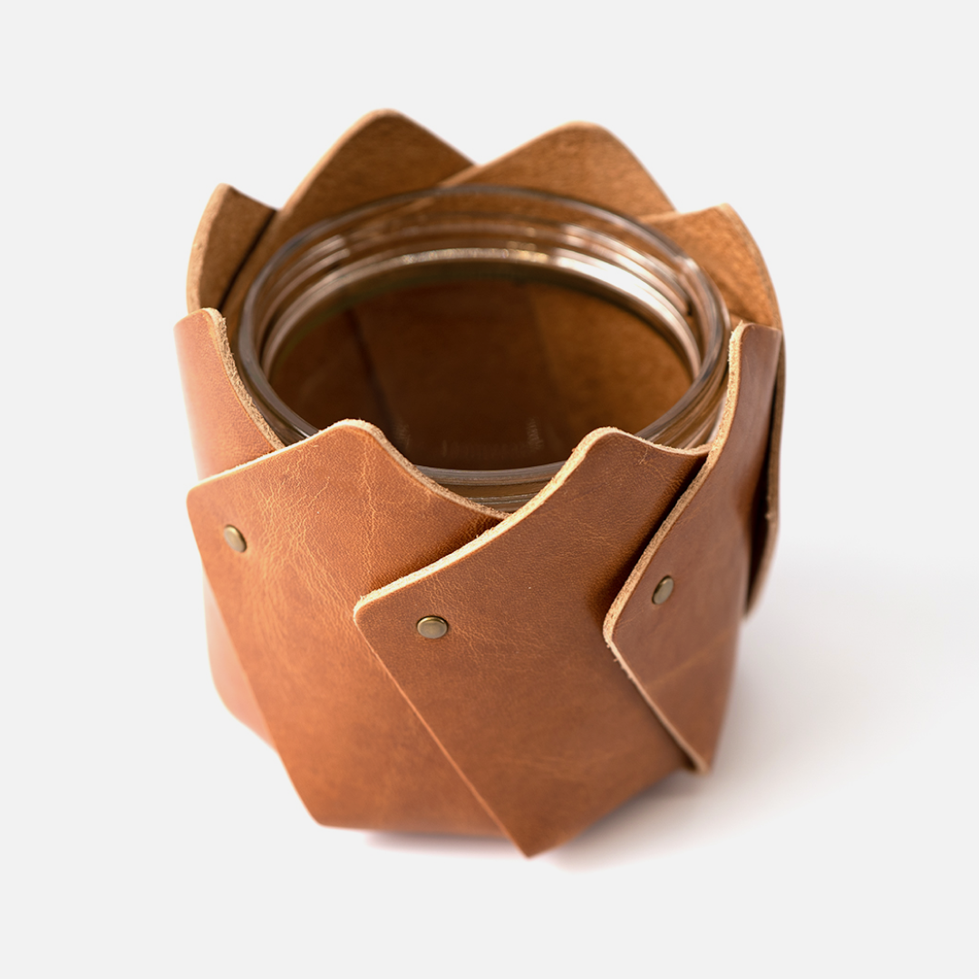 Morgan Leather Planter