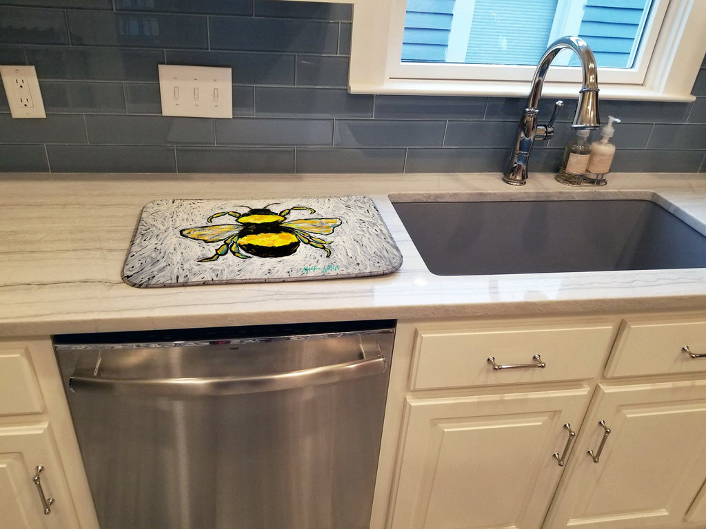 Buzzbee Bumblebee Dish Drying Mat – Absorbent, Artistic Kitchen Essentials