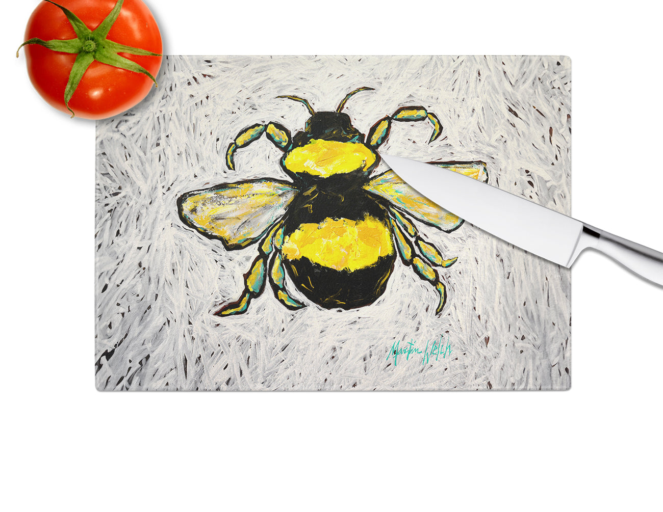 Buzzbee Bumblebee Glass Cutting Boards – Durable, Decorative Kitchen Art