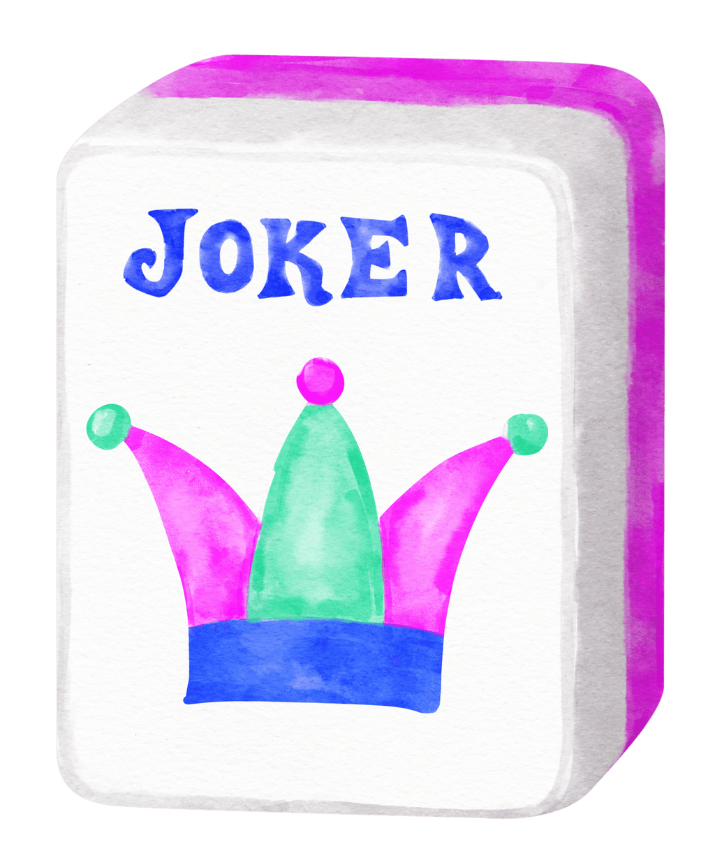 Mahj Party Pair Reversible Garden Stake