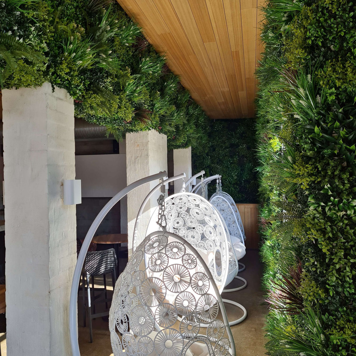 Sample Panel – Lush Spring Vertical Garden (Small Sample)