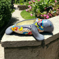 Mexican Handmade Seal Planter | Colorful Talavera Seal (Medium Size)