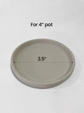 Modern Troy Granite Pot Saucer