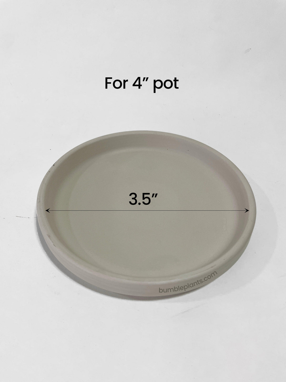 Modern Troy Granite Pot Saucer